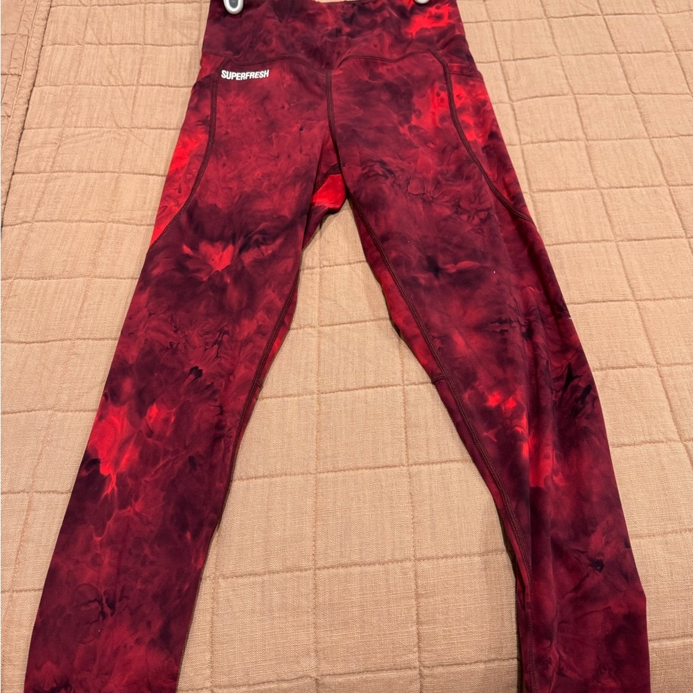SuperFresh Tie Dye leggings w/ pockets